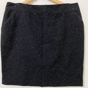 Nordstrom Halogen Black skirt with POCKETS (wool)